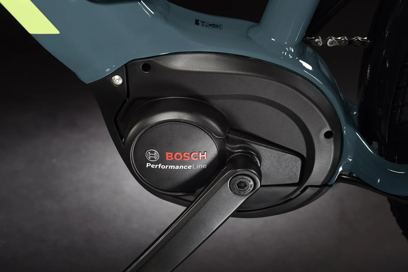 Haibike Trekking 5 High 500wh Electric Hybrid Bike Cadet Blue/Canary-3