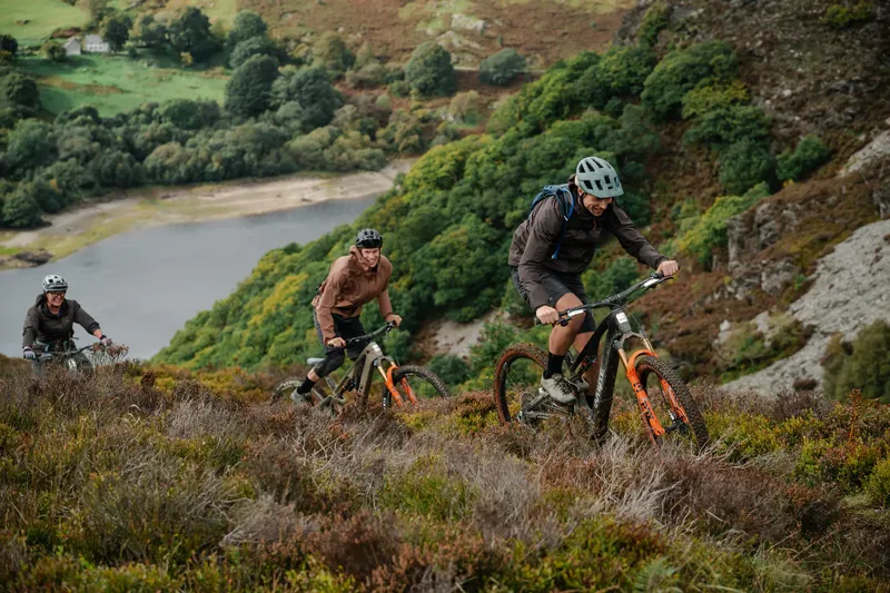 Whyte E-Lyte 140 Works Electric XC/Trail Mountain Bike Carbon/Gloss Black-11